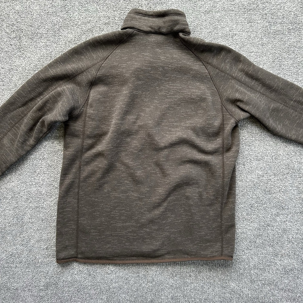 Patagonia‎ Jacket Mens Medium Brown Better Sweater 1/4-Zip Pullover Fleece - Picture 3 of 11